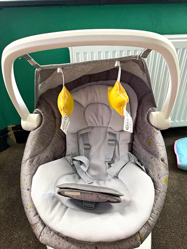 Graco baby swing grey star - grey,