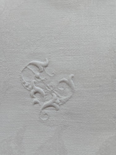 Vintage monogrammed french - 11,
