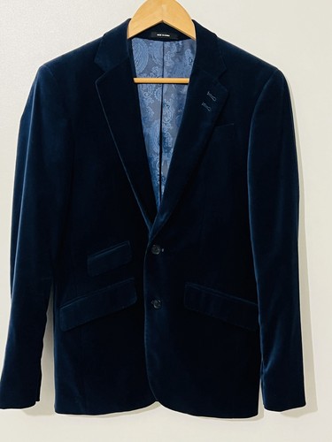 Velvet blazer mens slim fit - blazer,