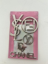 5x Silver Metal Craft Charm