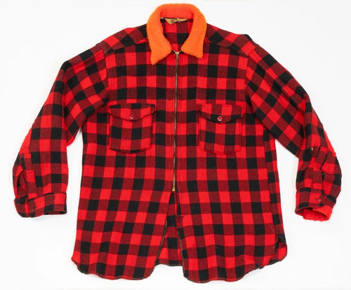 True vtg woolrich 50s plaid - woolrich,