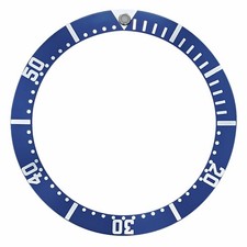 BEZEL INSERT FOR OMEGA SEAMASTER PLANET OCEAN 45MM 45.5MM WATCH JAMES BOND BLUE