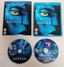 BLU-RAY - James Cameron's Avatar Blu-Ray + DVD + Sleeve Cert 12 Sc-Fi Epic 