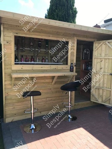 Outdoor bar man cave made - /,