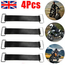 4x Universal Motorcycle Motorbike ATV Scooter Rubber Battery Strap Holder Belt