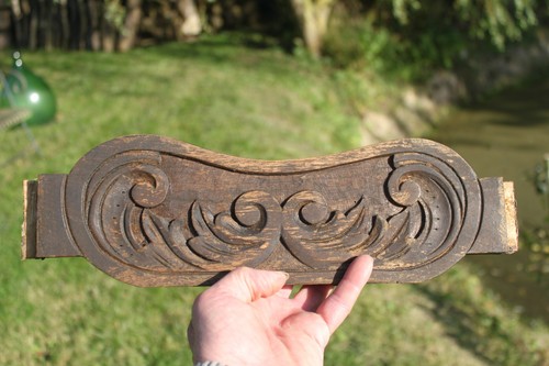 Antique carved reclaimed