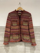 VTG Devernois Wool Cardigan Women’s 10 Funky Groovy 90s Grunge Retro Indie Artsy