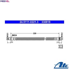BRAKE HOSE 24.5111-0221.3 FOR