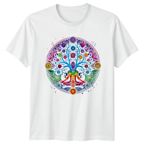 Seven chakras tree life - tree, of