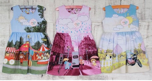 Cute girls dresses with - girls,