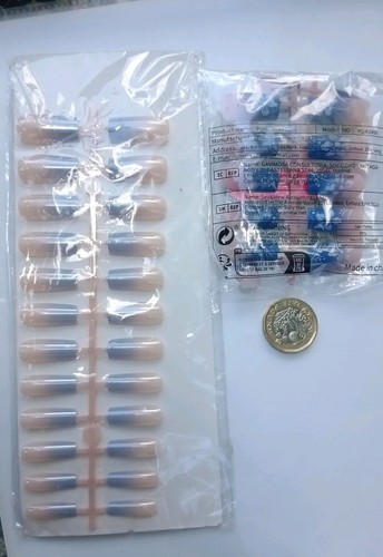 Artificial nail tips nude - artificial,