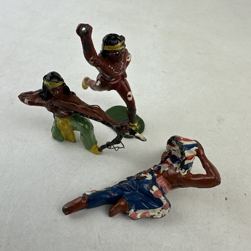 Vintage painted lead timpo - painted,