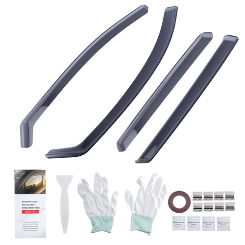 Acrylic wind rain deflectors - acrylic,