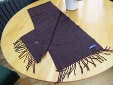Ralph Lauren 100% Lambswool Scarf  Regular Fringed