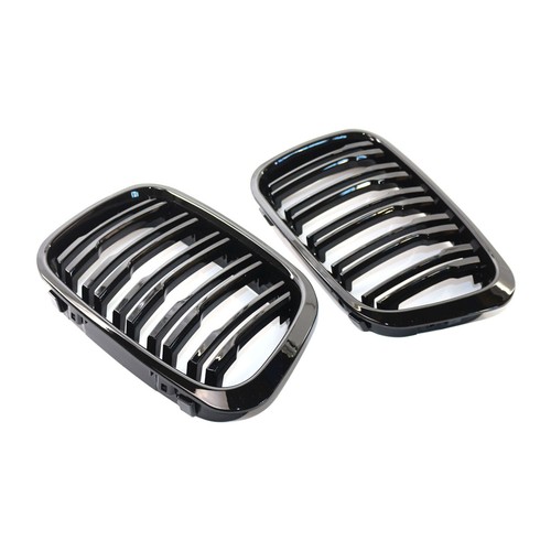 Front hood kidney grill - front,
