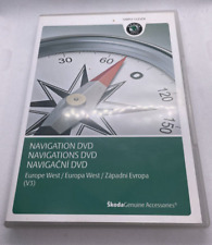 SKODA V3 SAT NAV DISC USED CONDITION DVD EUROPE WEST SATELLITE NAVIGATION