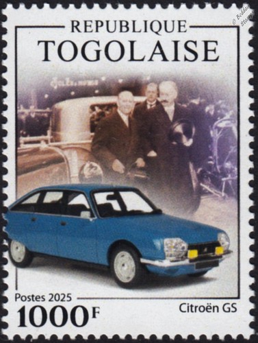 Andre citroen car mnh stamp - citroen,