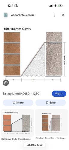 Catnic birtley lintel - ,