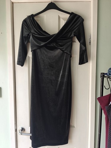 Zara grey velvet dress - zara,