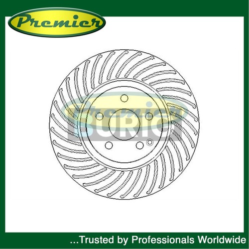 Premier front brake disc - front, fits