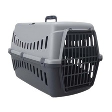 Medium pet carrier light - light, grey