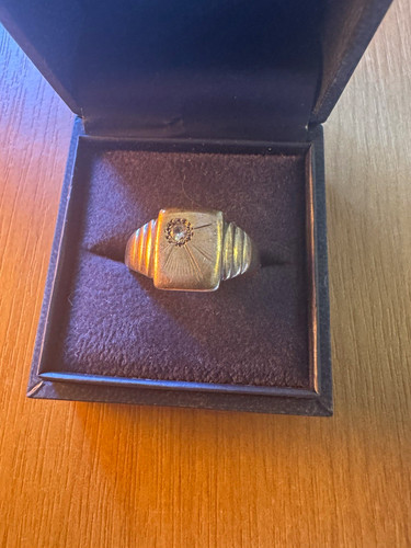 Vintage men 9ct yellow - vintage, men’s
