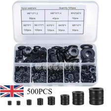 500Pcs Flat Washers Nylon