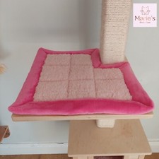 FUCHSIA & PINK, Pet Cat Tree Bed Replacement for Natural Paradise ORCHID CEILING