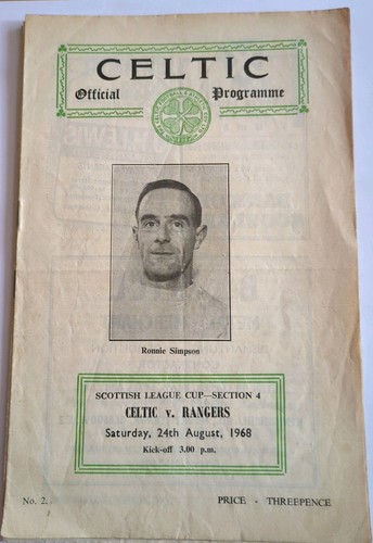 Celtic rangers 1968 scottish - celtic,