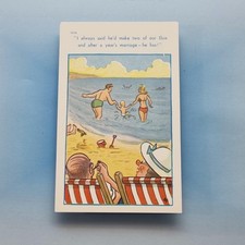 Comic Postcard C1965 Seaside