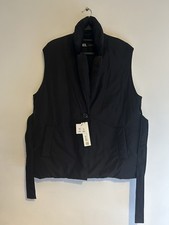 Quilted Zara Black Gilet -