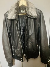 Schott Men's Leather Jacket Size Medium