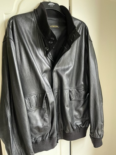 Italian black leather - italian, jacket