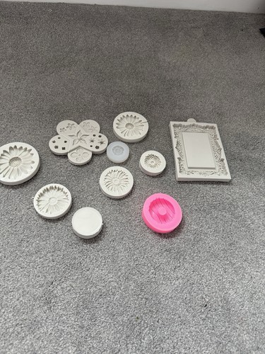 Various molds mostly flowers - various,