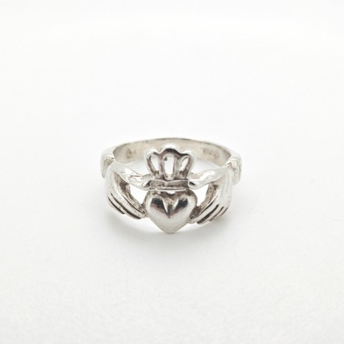 Vintage silver irish - irish, claddagh