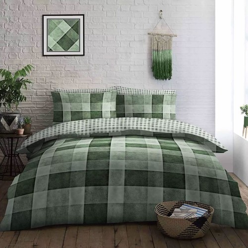 Luxury reversible duvet cover - reversible,