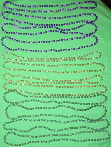 Bead chains mardi - x, gras
