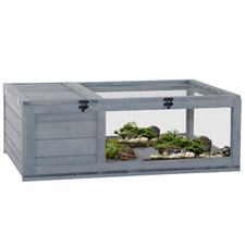 Pawhut Tortoise House W/ Mesh