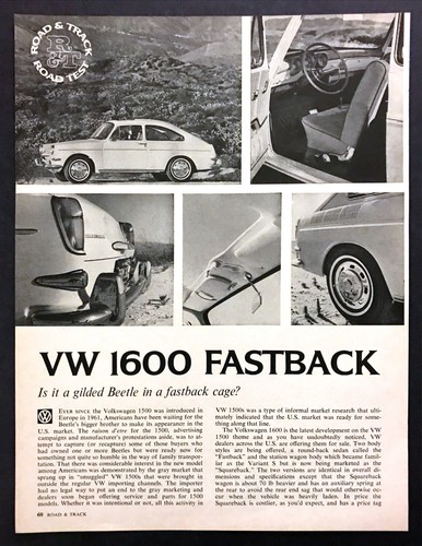 1966 volkswagen 1600 - 1966, vw