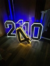 large led light up numbers