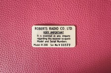 Original vintage roberts r200 - vintage,