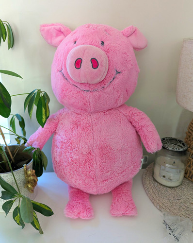 Giant percy pig soft toy - pig,