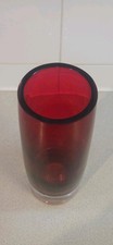 Large Heavy Hand Blown Ruby