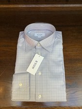 Eton 16” Contemporary Size L Textured Twill Shirt