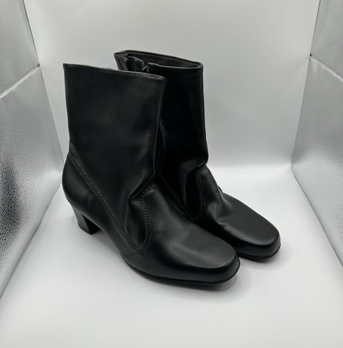Pavers women black leather - black,