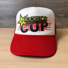 Rockstar Hat Cap Snapback Red