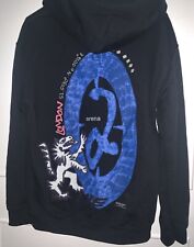 Travis Scott Live O2 Arena Black & Blue Hoodie Sweatshirt Mens Size Small