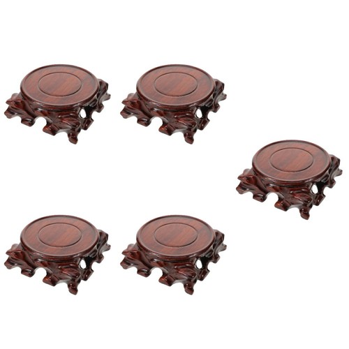 Set wooden display bases - of,