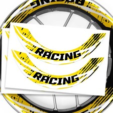 For Suzuki GSXR 125 250 17-20 19  Wheel Inner Rim Stickers 17" Racing Yellow S21