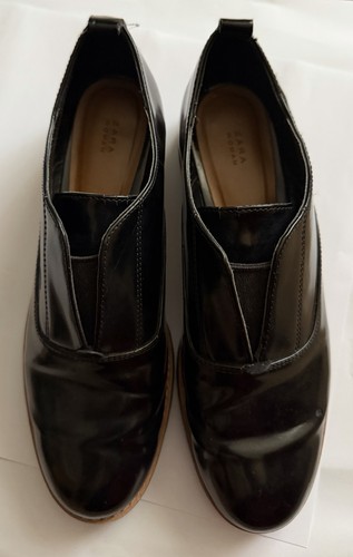 Women slip black shoes - black,